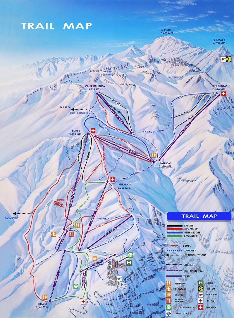 Peta Chile ski resort