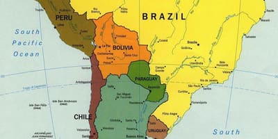 Peta mencari di Chile