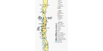 Peta Chile pelabuhan
