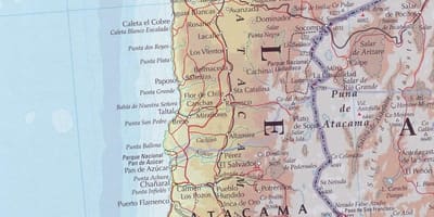 Peta Chile jalan 