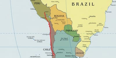 Peta utara Chile
