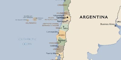 Peta politik Chile